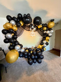 LED Prom Night Balloon Heart Arch Rental
