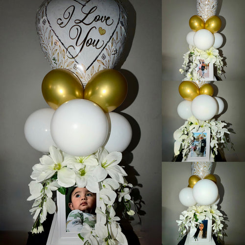 Customized Balloon Floral Centerpiece