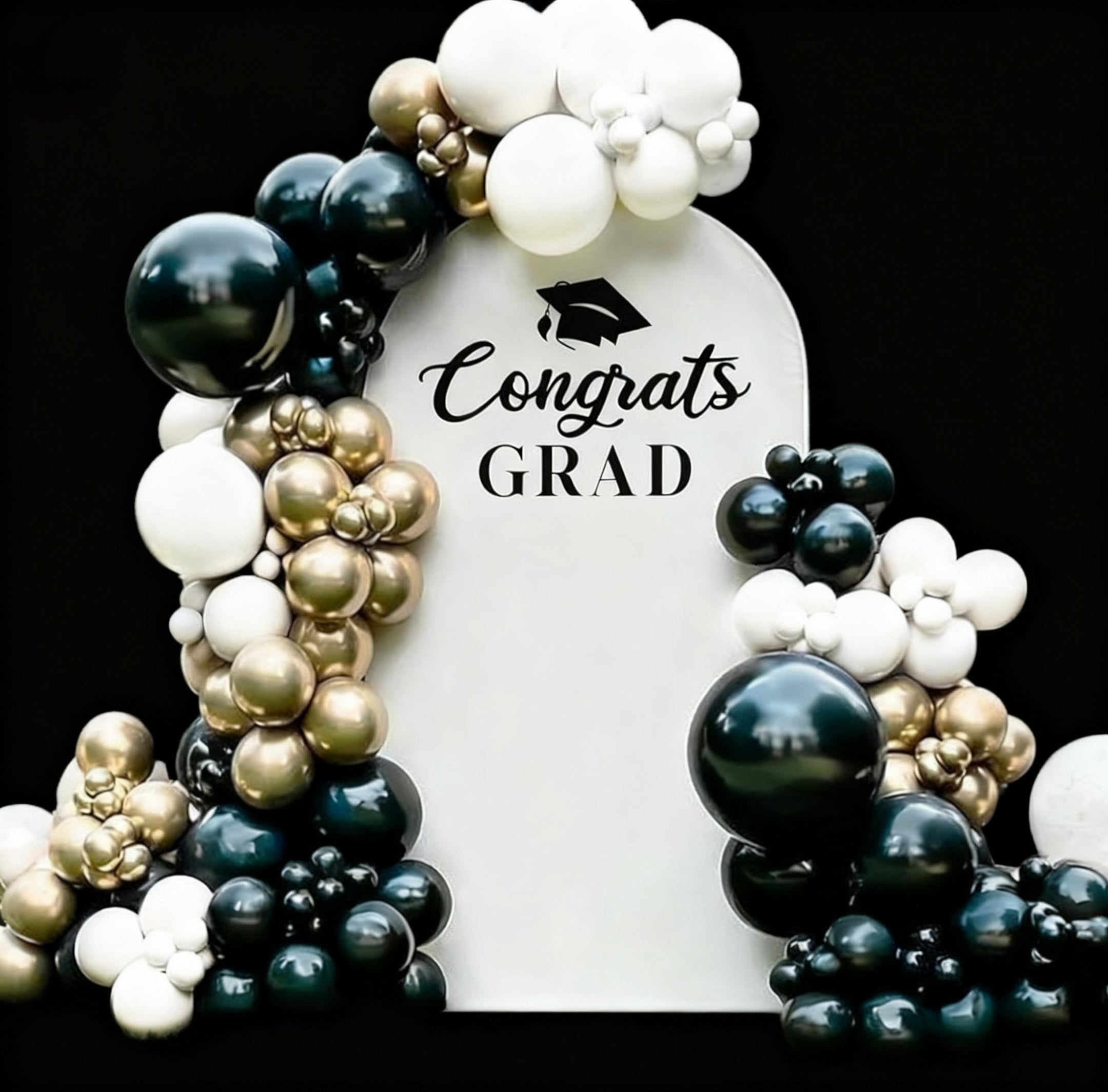 Graduation Balloon Back Drop Rental