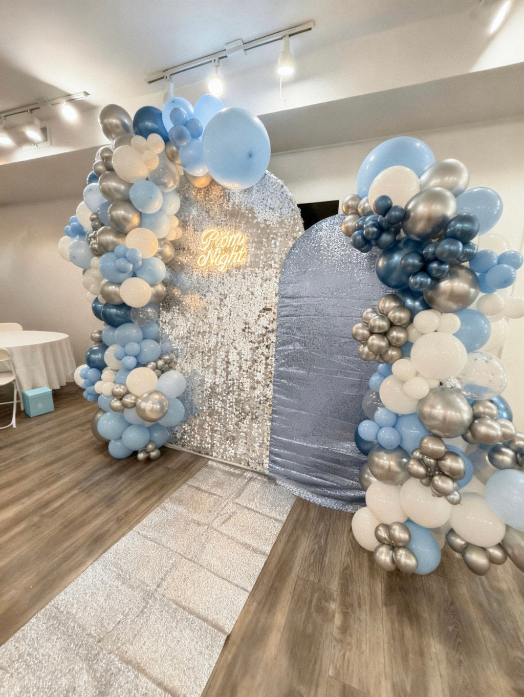 Ice Princess Balloon Backdrop