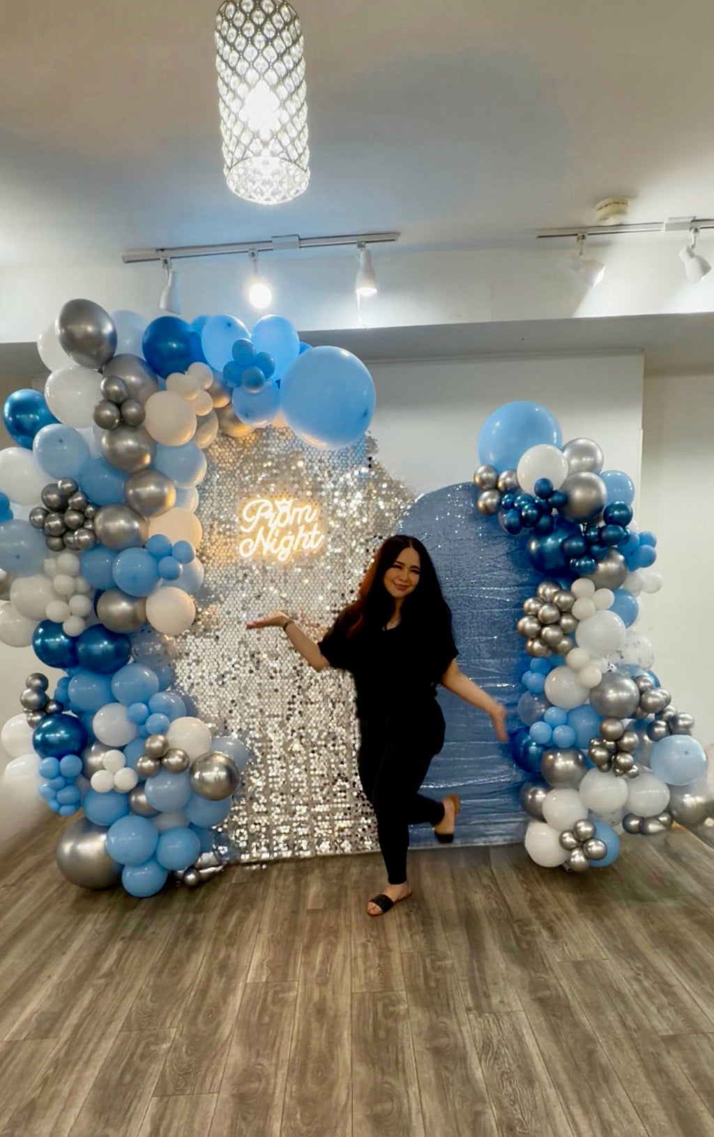 Ice Princess Balloon Backdrop