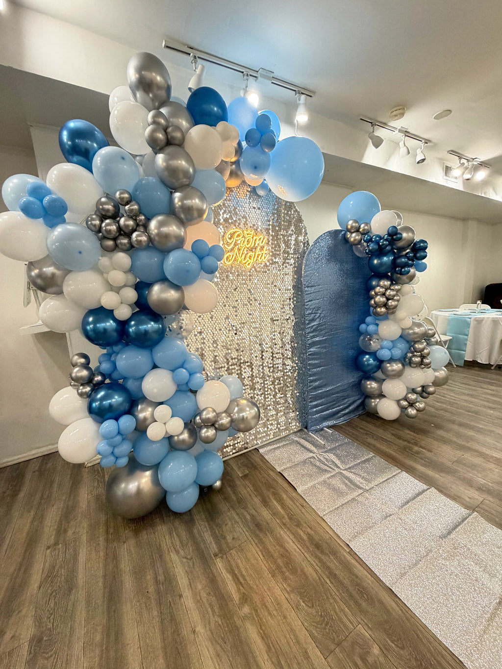 Ice Princess Balloon Backdrop