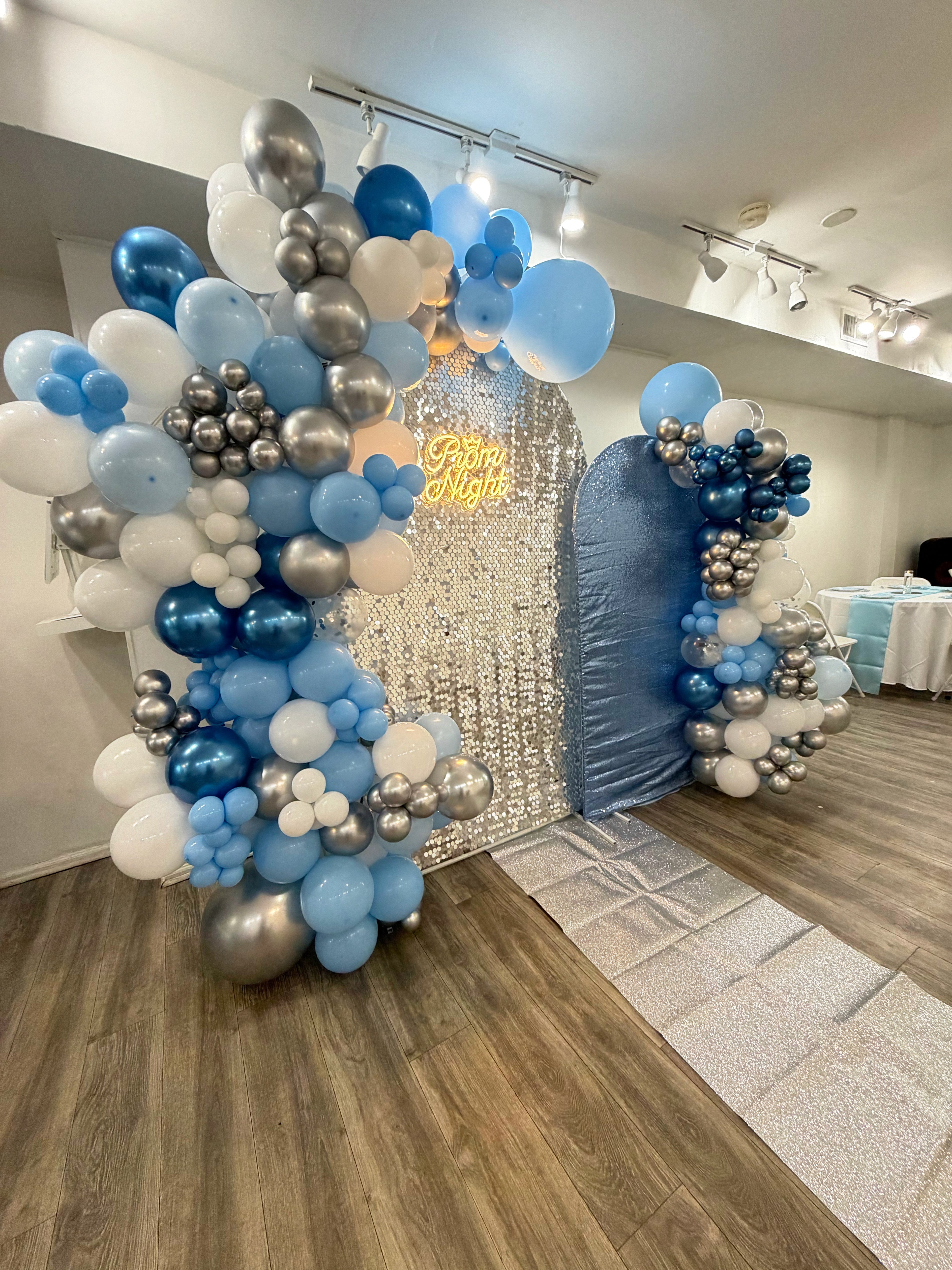 Ice Princess Balloon Backdrop