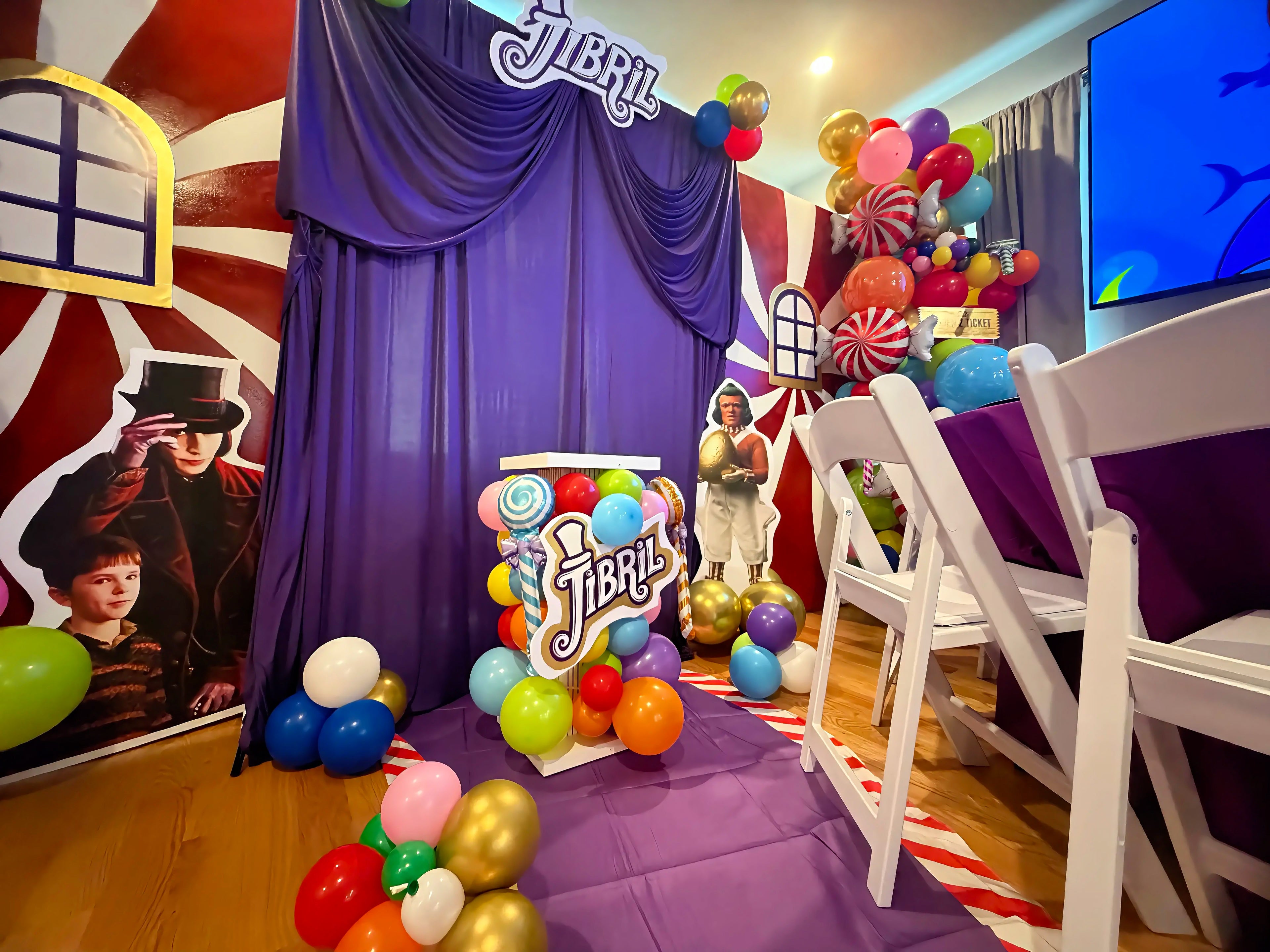 Premade Charlie & The Chocolate Factory Birthday Set