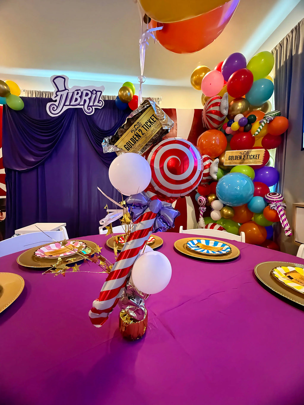 Premade Charlie & The Chocolate Factory Birthday Set